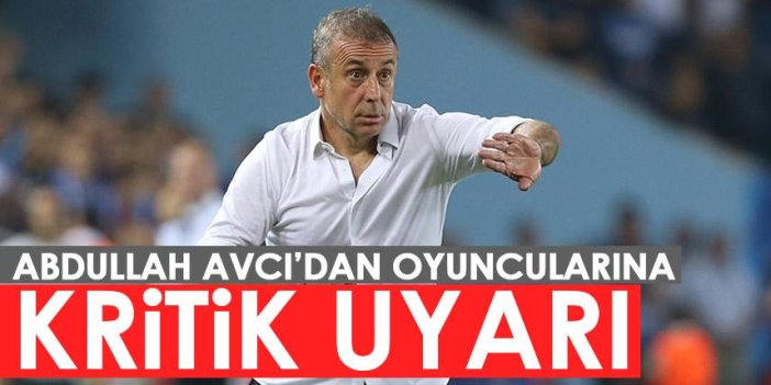 Trabzonspor'da Abdullah Avcı hedefi belirledi!