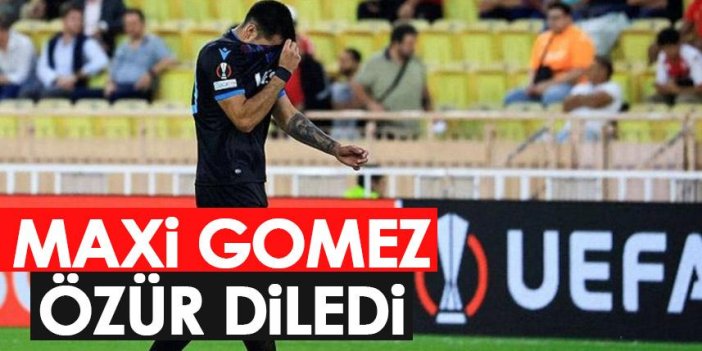 Trabzonspor'un yıldızı Gomez özür diledi