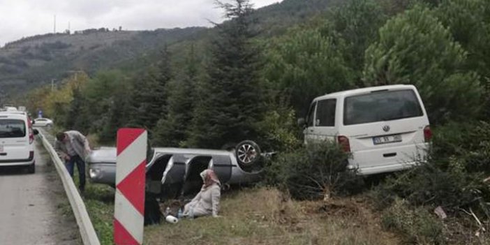 Samsun'da trafik kazası! 2 kişi yaralandı