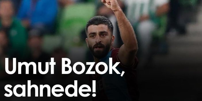 Trabzonspor'da Umut Bozok sahnede!