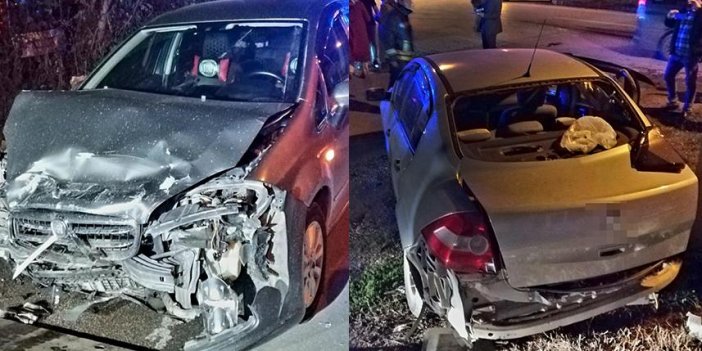 Samsun'da trafik kazası:5 yaralı