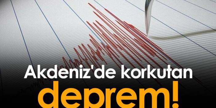 Kahramanmaraş'ta 4.5'lik deprem! Çevre illerden de hissedildi - 20 Ekim 2022