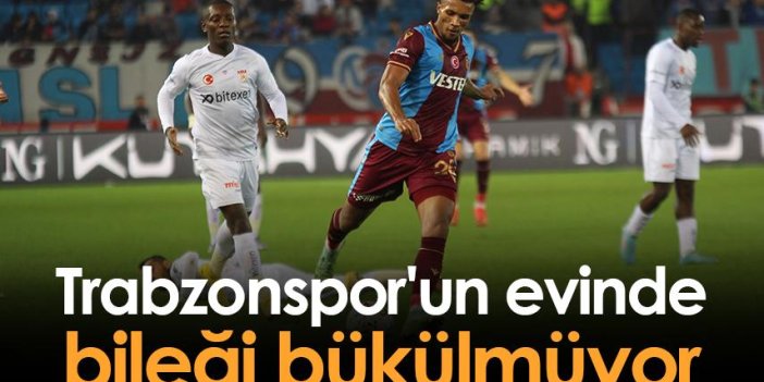 Trabzonspor'un evinde bileği bükülmüyor