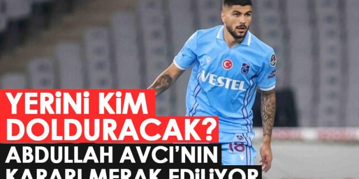 Trabzonspor'da Eren Elmalı'nın yerine kim oynayacak?