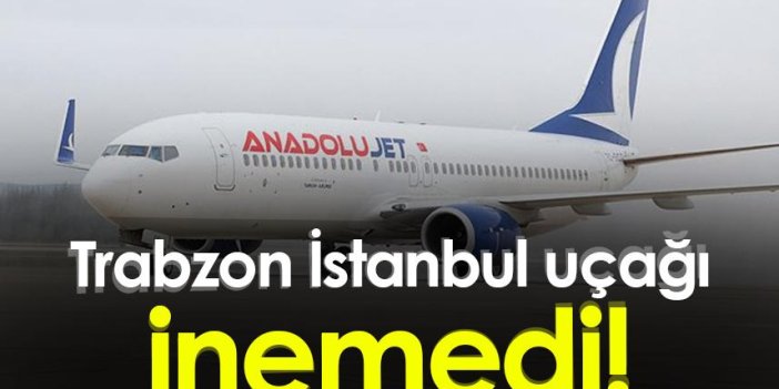 Trabzon İstanbul uçağı inemedi! Uzun süre havada tur attı