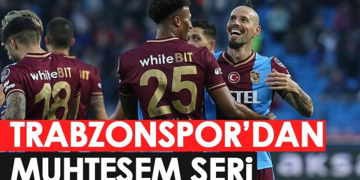 Trabzonspor'dan 595 günlük müthiş seri