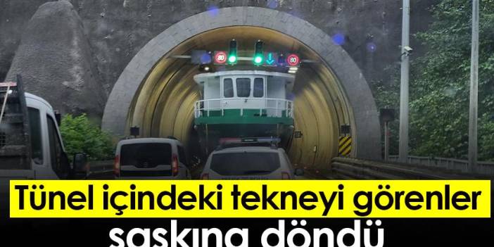 Artvin'de tünel içindeki tekneyi görenler şaşkına döndü - 31 Ekim 2022