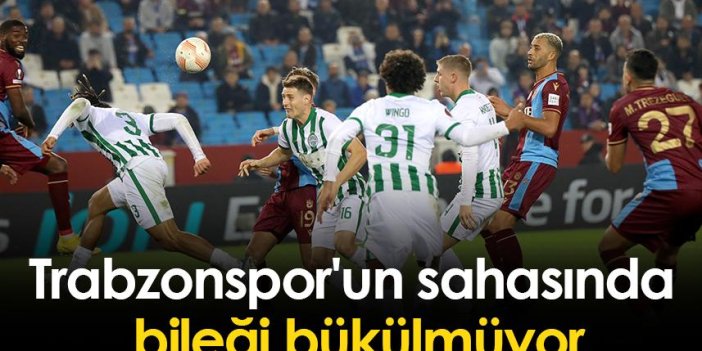 Trabzonspor'un sahasında bileği bükülmüyor