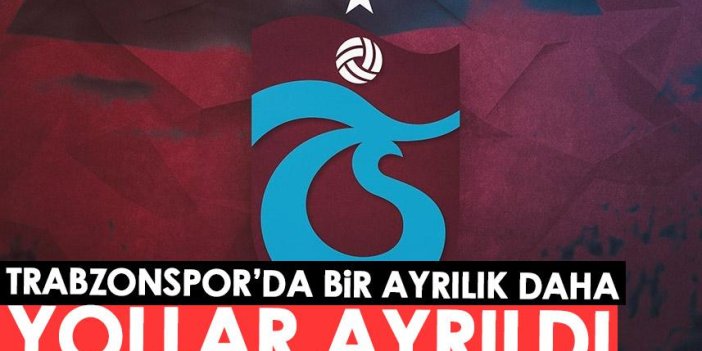 Trabzonspor’da bir ayrılık daha! 1,5 ay görevde kalabildi