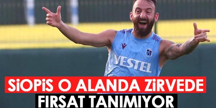Trabzonspor'un yıldızı Siopis bu alanda zirvede