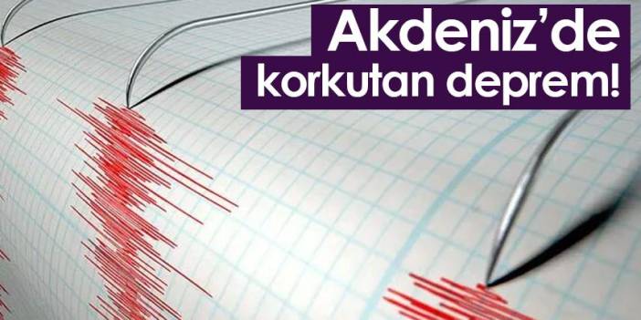 Muğla'nın Datça ilçesinde 4.7 büyüklüğünde deprem! - 13 Kasım 2022