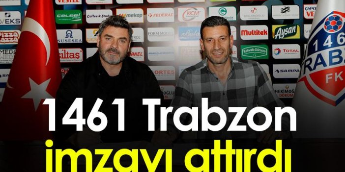 1461 Trabzon Ulaş Ulusan ile sözleşme imzaladı