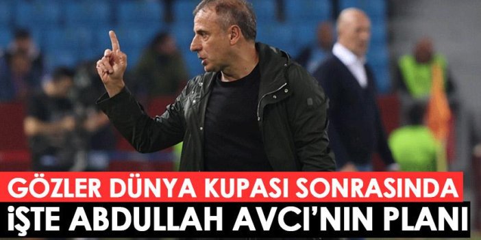 Trabzonspor için yeni bir başlangıç! İşte Abdullah Avcı’nın planı