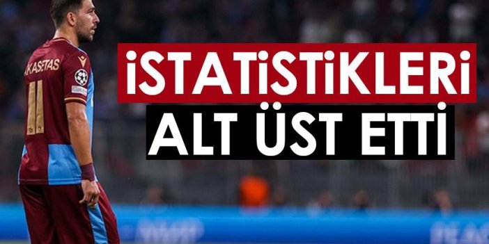 Trabzonspor'un yıldızı Bakasetas istatistikleri alt üst etti