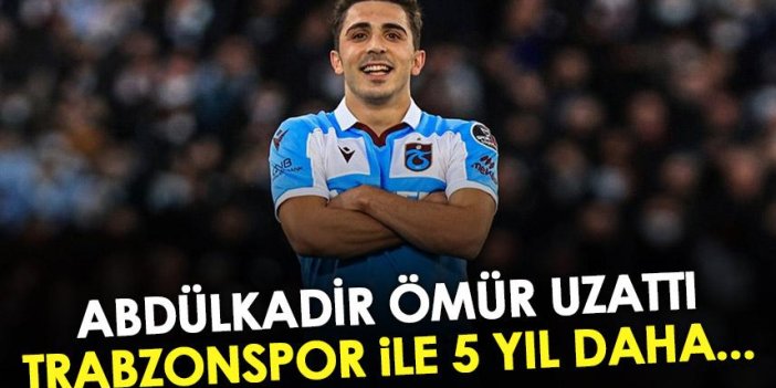 Trabzonspor Abdülkadir Ömür'ü resmen açıkladı! 5 yıllık imza
