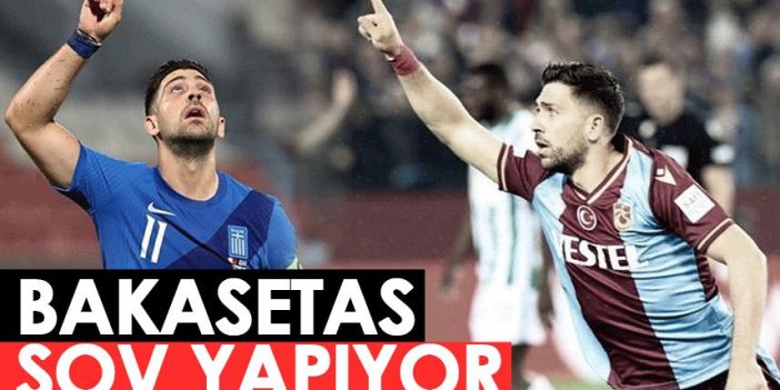 Trabzonspor'un yıldızı Anastasios Bakasetas şov yapıyor!