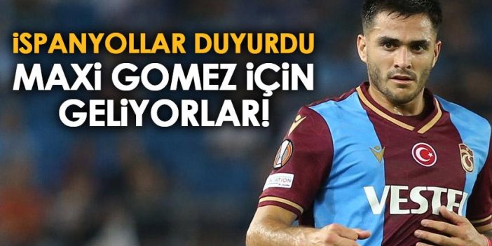 Maxi Gomez için Trabzonspor’un kapısını çalacaklar! İspanyollar açıkladı