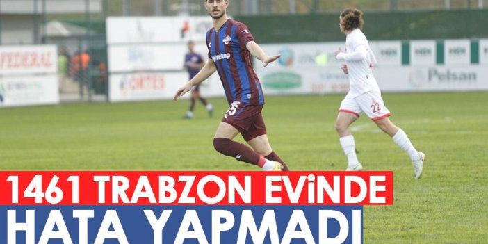 1461 Trabzon FK evinde hata yapmadı! Balıkesir'i 2 golle geçti