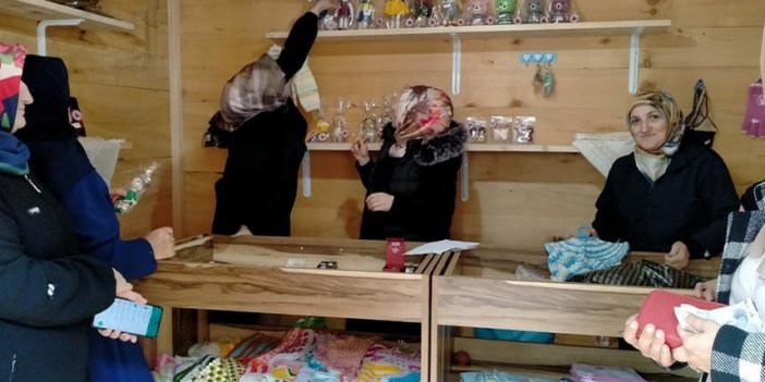 Rize'de kadınlar aile bütçesine katkıda bulunuyor
