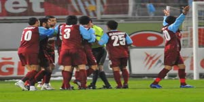 Trabzonspor zirveye takılıyor
