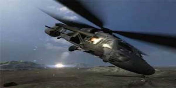 Siirt'te askeri helikopter düştü