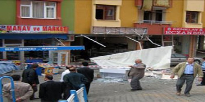 Trabzon'da pastanede patlama