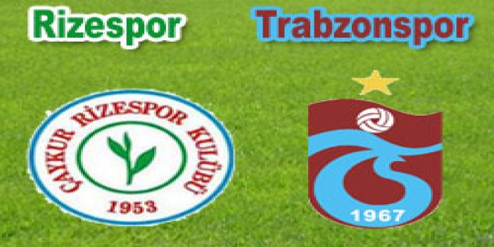 Rize - Trabzon dostluk maçında