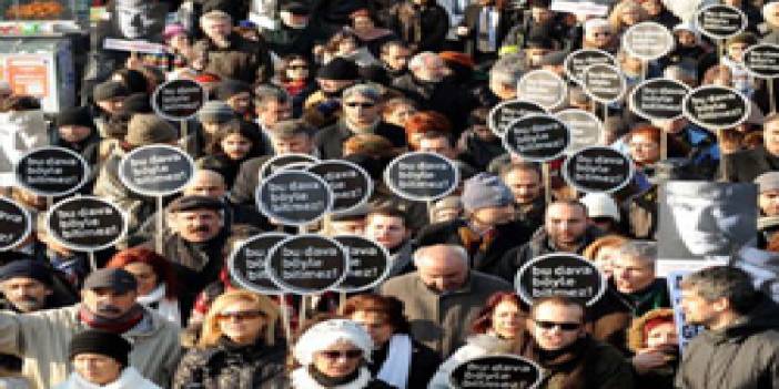 Meclis önünde Hrant Dink eylemi