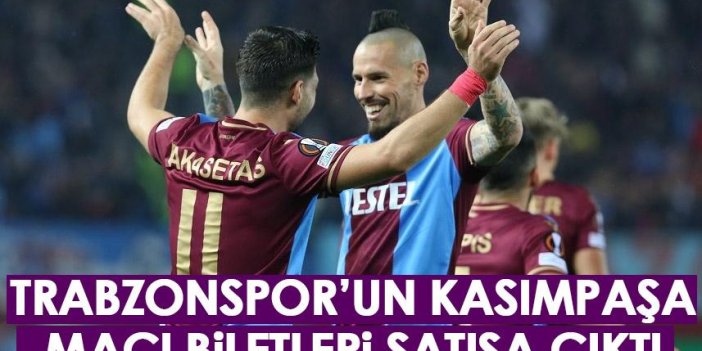 Trabzonspor'un Kasımpaşa maçı biletleri satışa çıktı