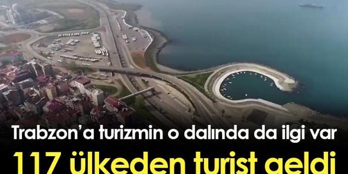 Trabzon'a turizmin o dalında da ilgi var! 117 ülkeden turist geldi