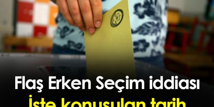 Ankara Kulislerinden flaş erken seçim iddiası