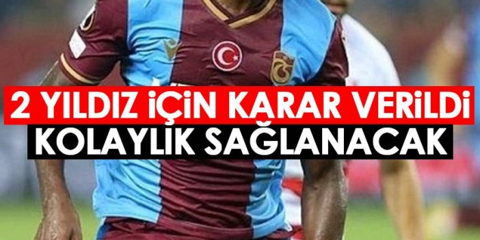 Trabzonspor'da 2 yıldız için net karar! Gitmeleri için kolaylık sağlanacak
