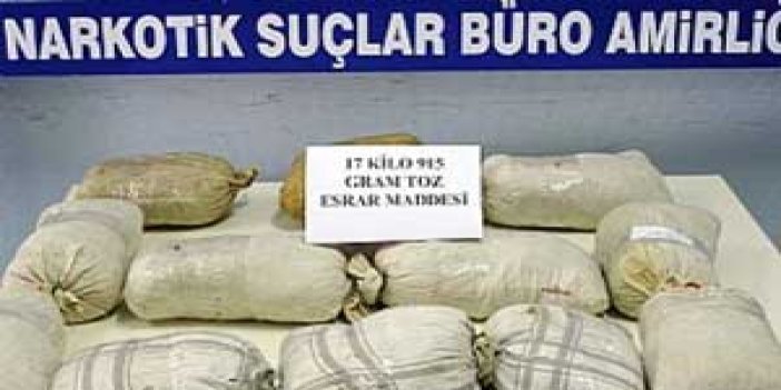 Diyarbakır'da 8.5 ton esrar