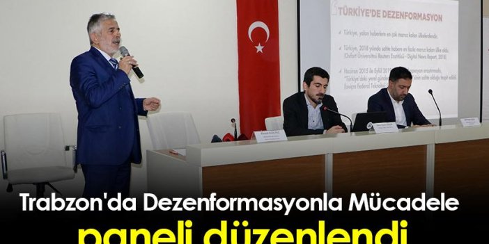 Trabzon'da Dezenformasyonla Mücadele paneli