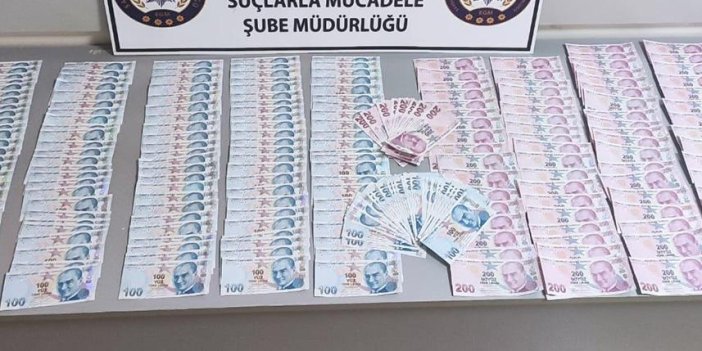 Samsun'da bir şüpheli sahte parayla yakalandı