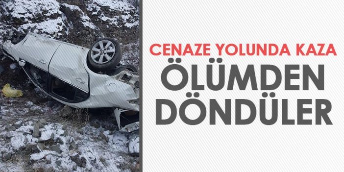 Giresun'da Cenaze yolunda trafik kazası: 6 yaralı