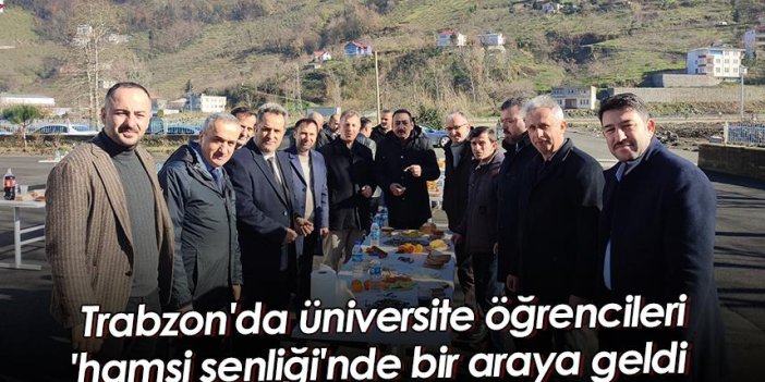 Trabzon'da üniversite öğrencileri 'hamsi şenliği'nde bir araya geldi