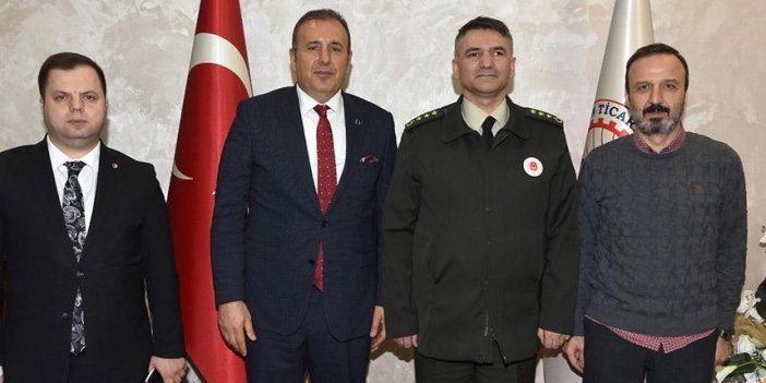 Trabzon Garnizon Komutanı Canbolat'tan TTSO'ya ziyaret