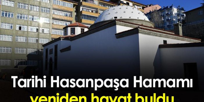 Trabzon'da Hasanpaşa Hamamı yeniden hayat buldu
