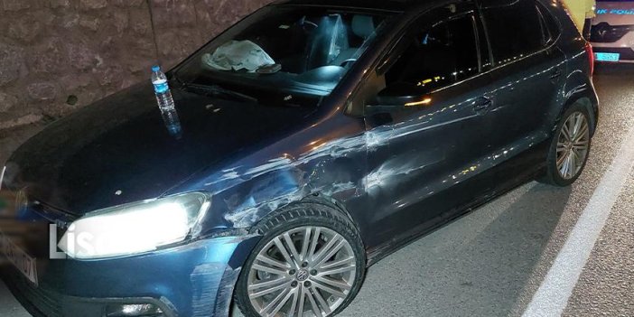 Samsun'da otomobil bariyere çarptı! 1 yaralı