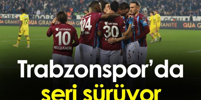 Trabzonspor iç sahada yenilmiyor! Seri devam etti