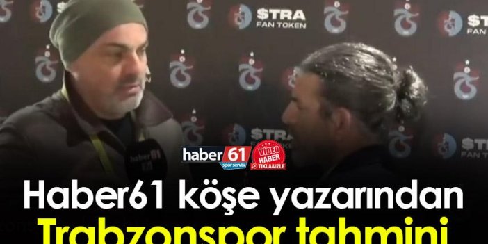 Trabzonspor’un Ankaragücü ile eşleşeceğini böyle bildi