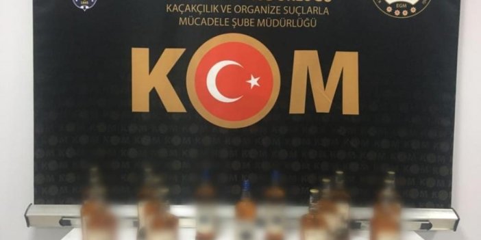 Trabzon'da kaçak içki ve sigara operasyonunda 1 kişi yakalandı