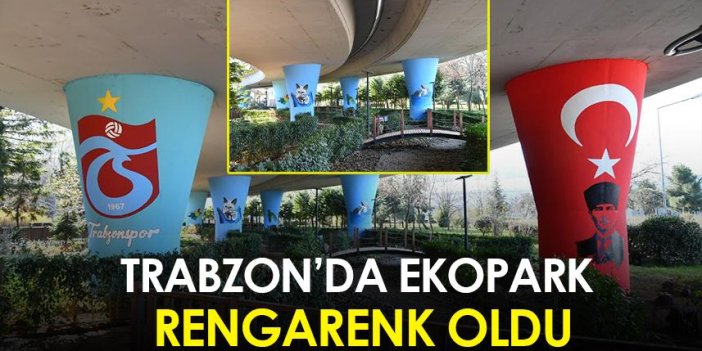 Trabzon'da Ekopark rengarenk oldu