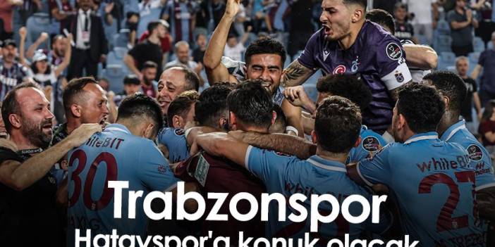 Trabzonspor, Hatayspor'a konuk olacak