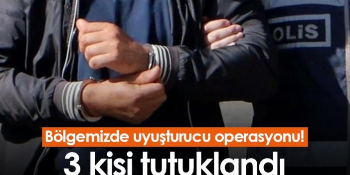 Samsun'da uyuşturucu operasyonu! 3 kişi tutuklandı