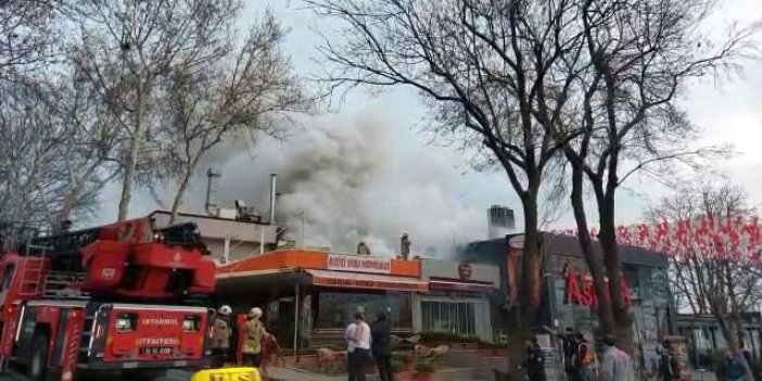 Bakırköy’de restoranda yangın