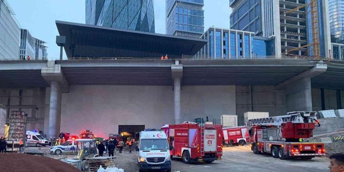İstanbul Finans Merkezi’nde yangın: 3 kişi dumandan etkilendi