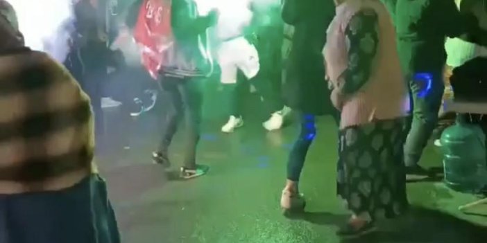 İstanbul’da asker eğlencesinde korkutan anlar: Kimi kavga etti, kimi meşalelerle dans etti