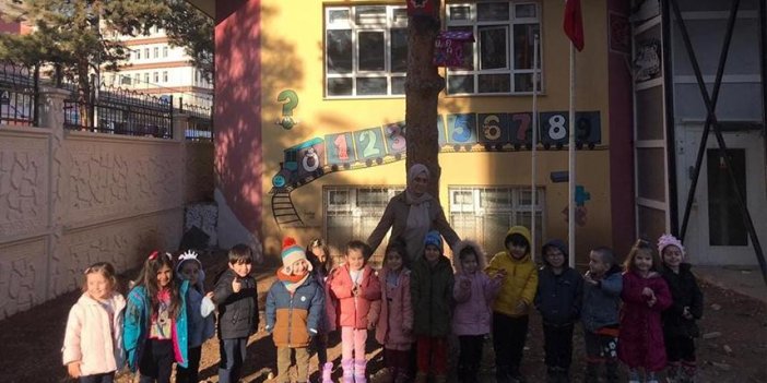 Bayburt'ta anaokulu öğrencileri kuş evleri tasarladı